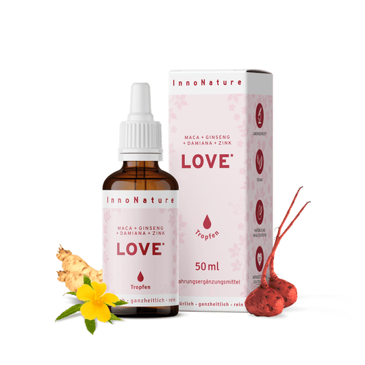  Love Tropfen: Zink, Maca, Ginseng und Damiana