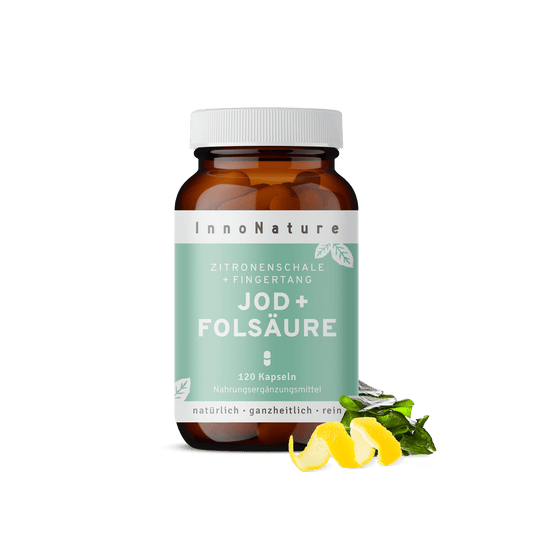  Jod + Folsäure Kapseln: Kelp + Zitronenschale