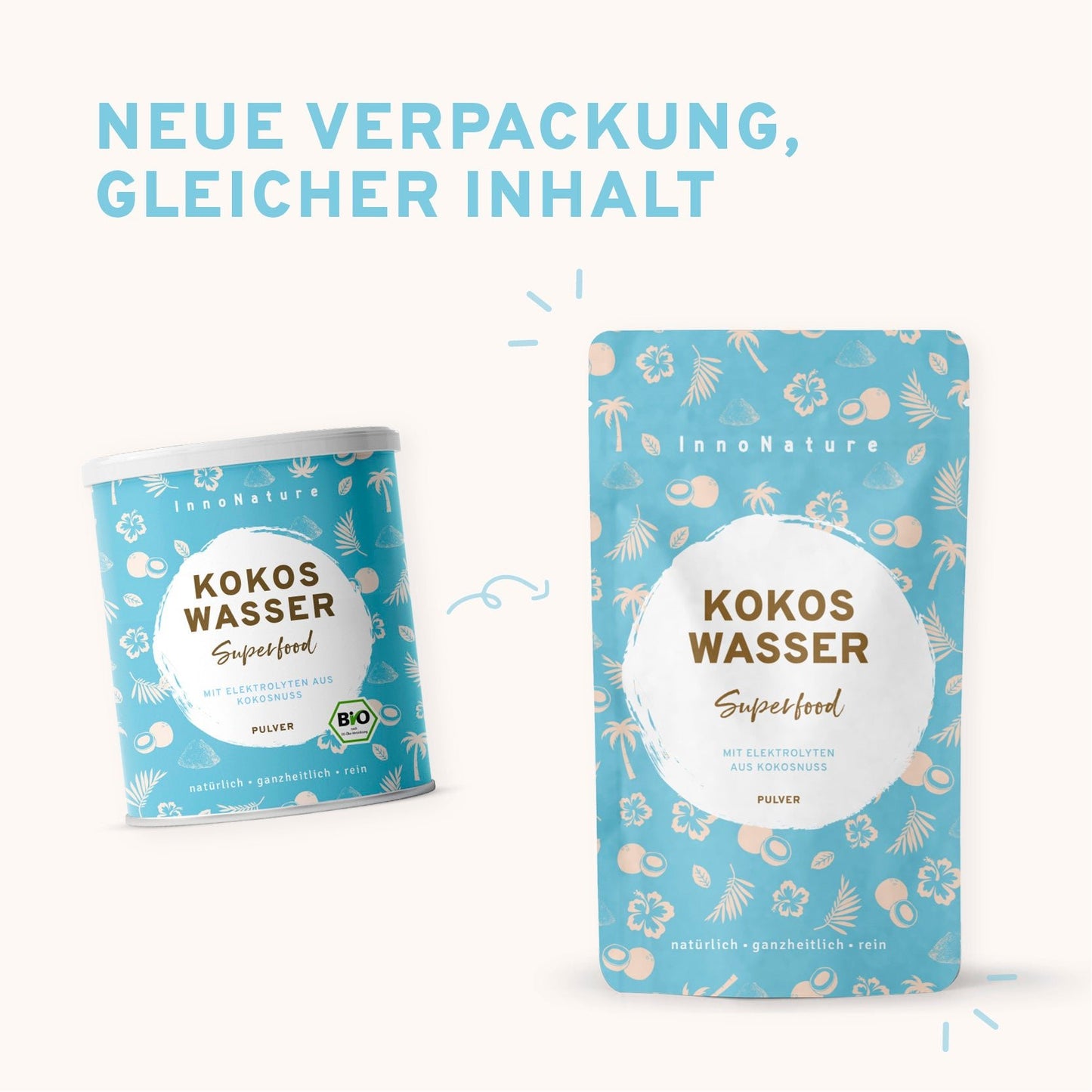 Kokoswasser Pulver