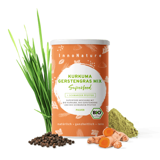  Bio Kurkuma Gerstengras Mix Superfood