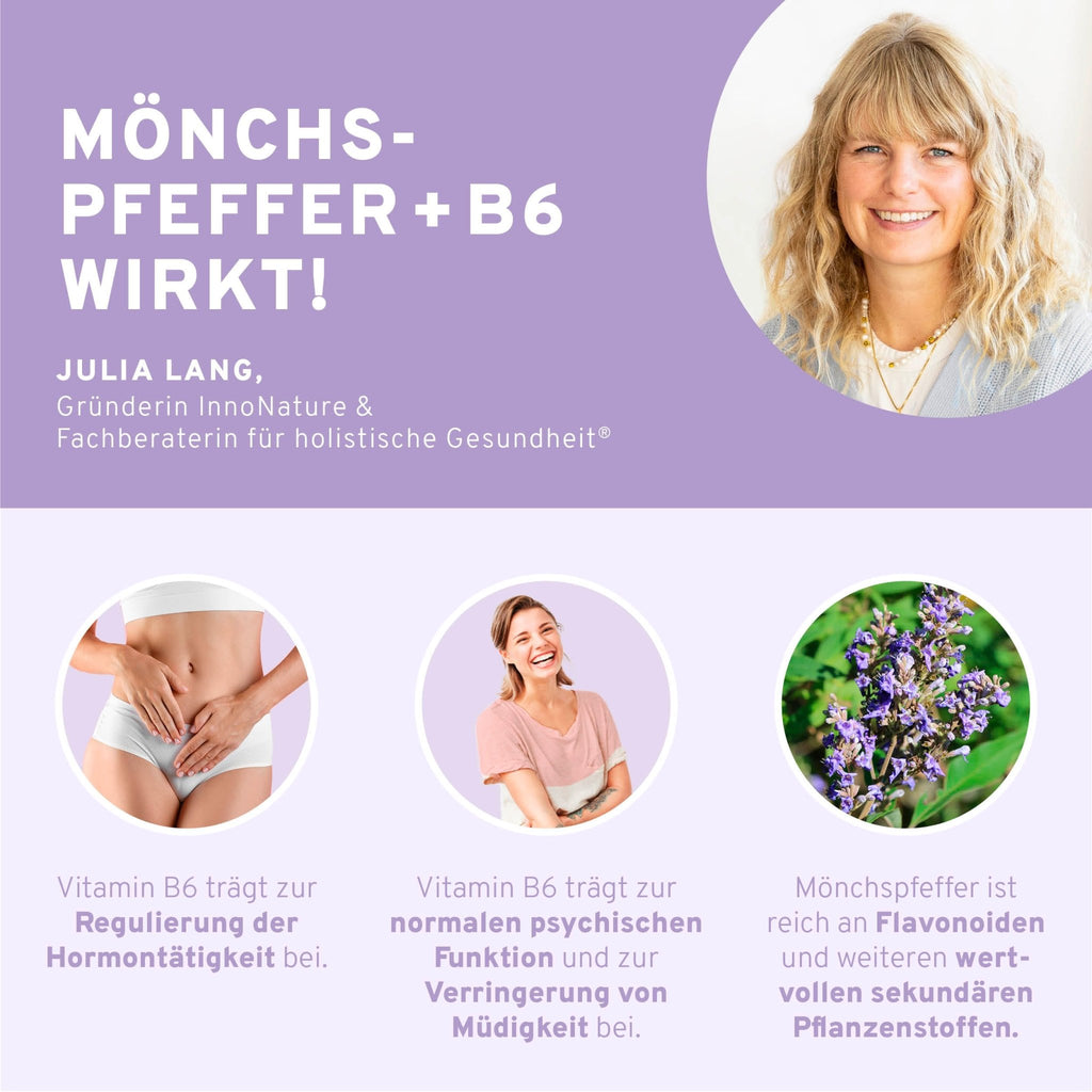 Mönchspfeffer + Vitamin B6 Kapseln