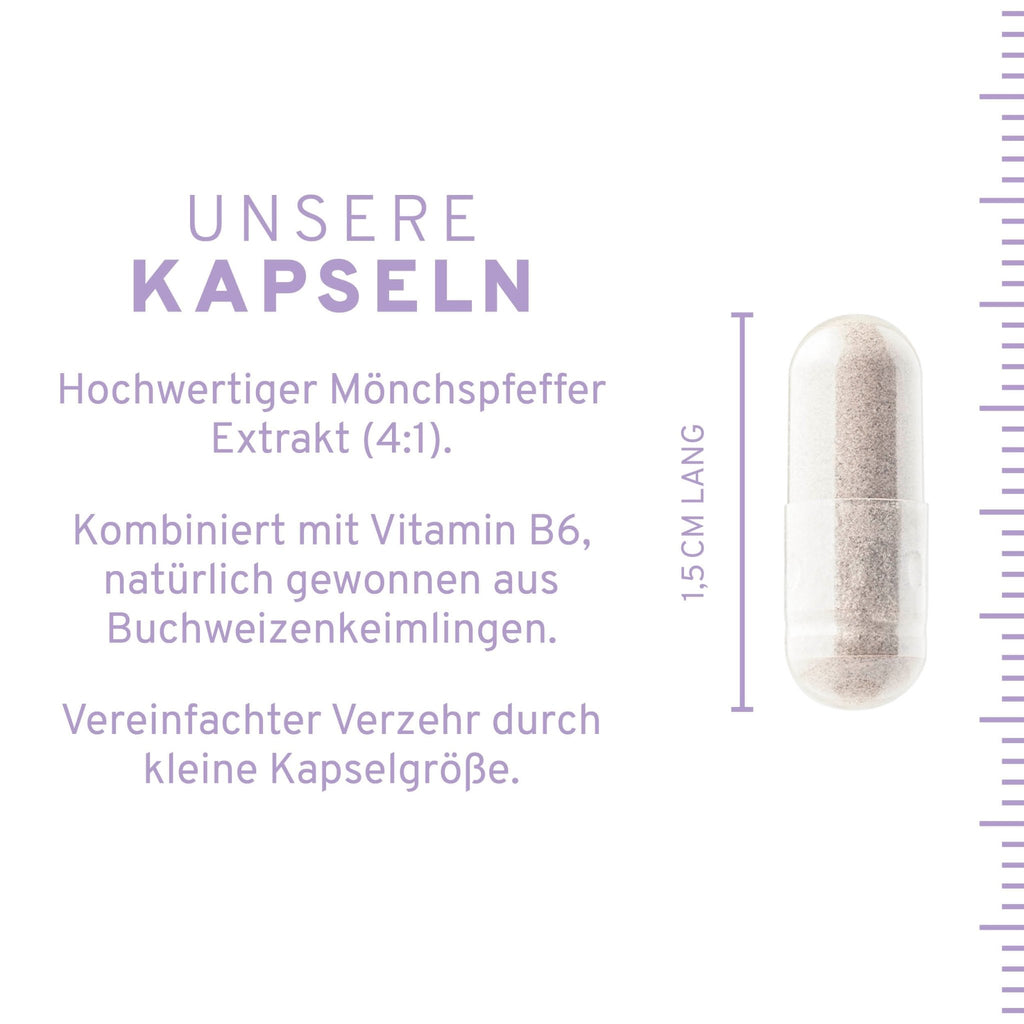 Mönchspfeffer + Vitamin B6 Kapseln