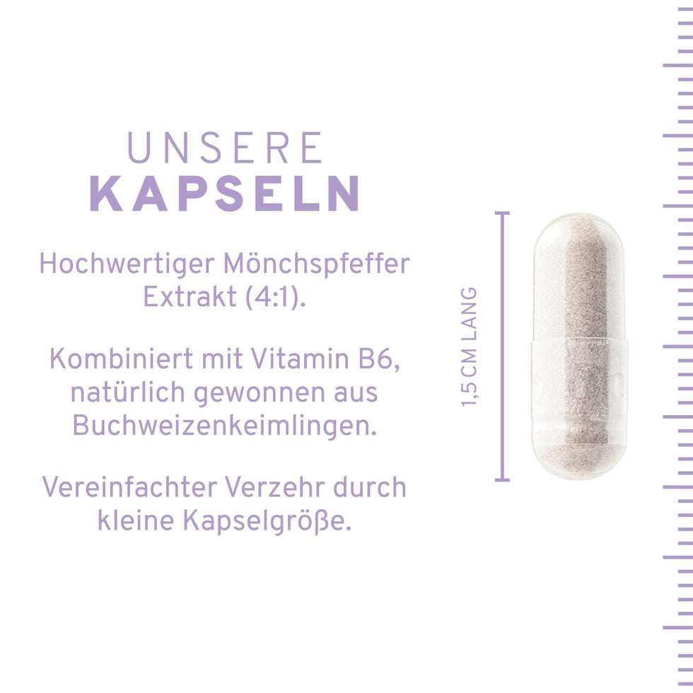 Mönchspfeffer + Vitamin B6 Kapseln