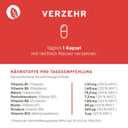 Natürliche Vitamin B Komplex Kapseln