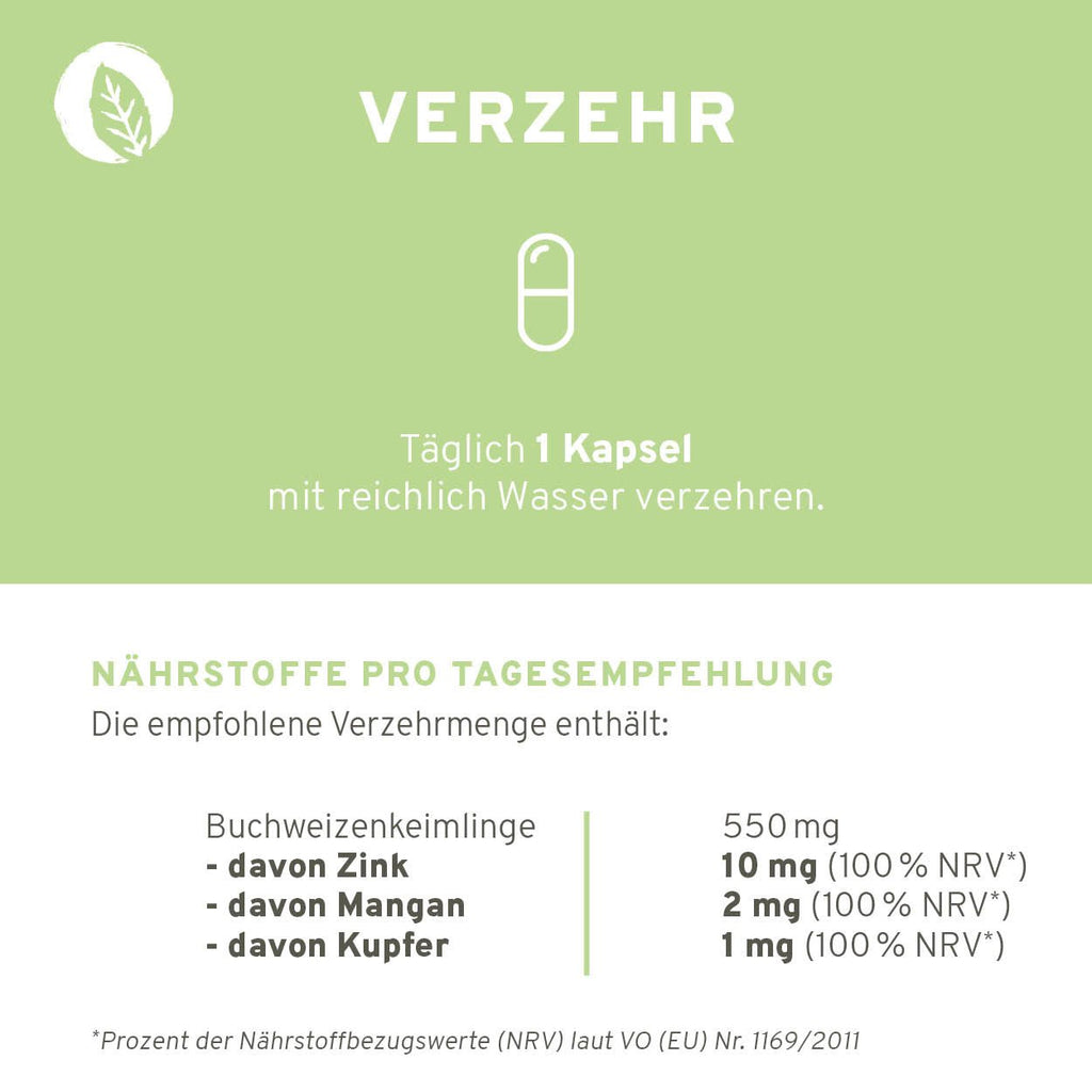 Zink + Kupfer + Mangan 60 Kapseln
