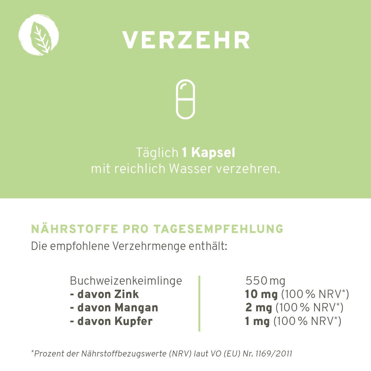 Zink + Kupfer + Mangan 60 Kapseln