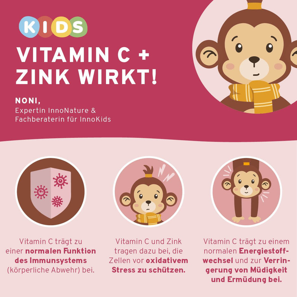 Vitamin C + Zink Kids Pulver 50g