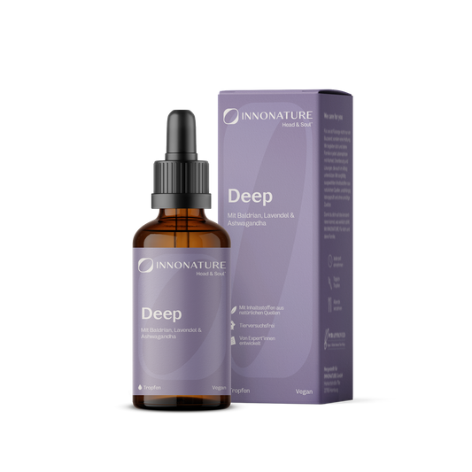  Deep Tropfen: Baldrian, Zitronenmelisse, Hopfen, Lavendel und Ashwagandha