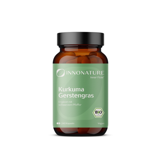  Bio Kurkuma Gerstengras Kapseln