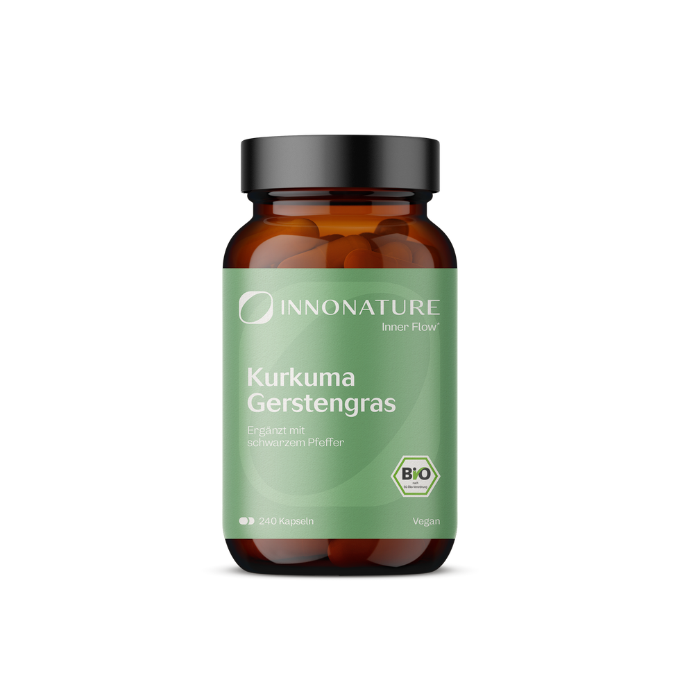 Bio Kurkuma Gerstengras Kapseln