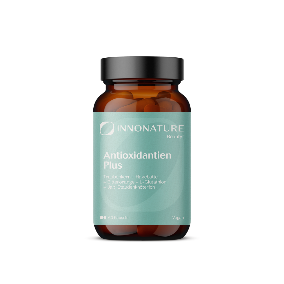 Zellschutz Kapseln:  Trans-Resveratrol + OPC + L-Glutathion + Hagebutte + Citrus-Bioflavonoide