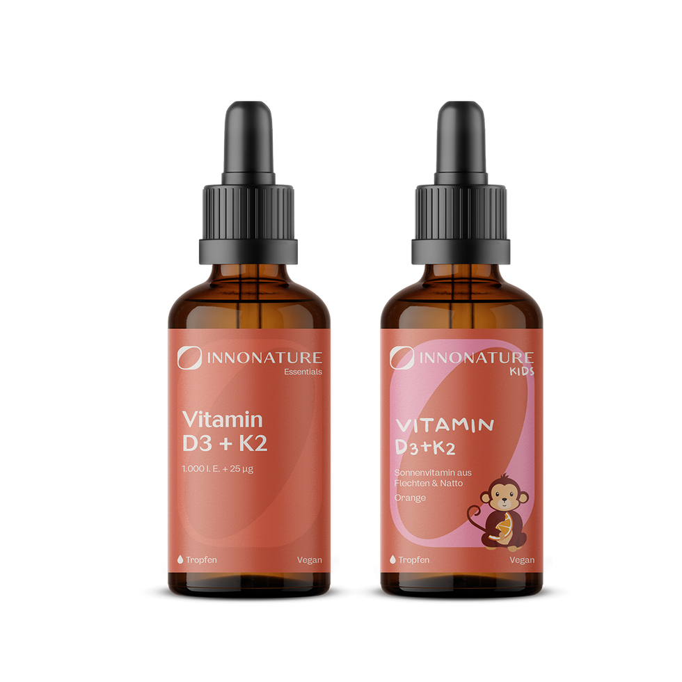 Vitamin D3 + K2 Family Set