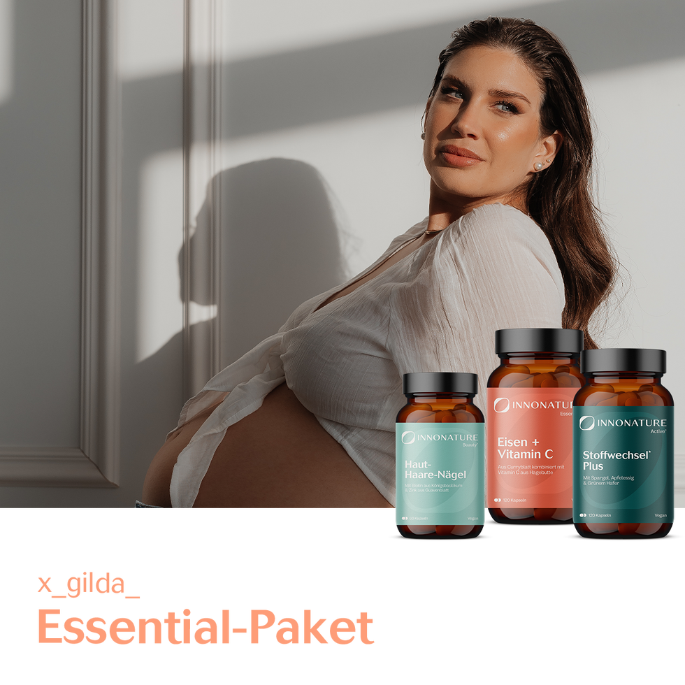 InnoNature Pakete 1x Vorrat (1x Haut-Haare-Nägel, 1x Eisen, 1x Stoffwechsel Plus) x_gilda_-Essentials-Paket