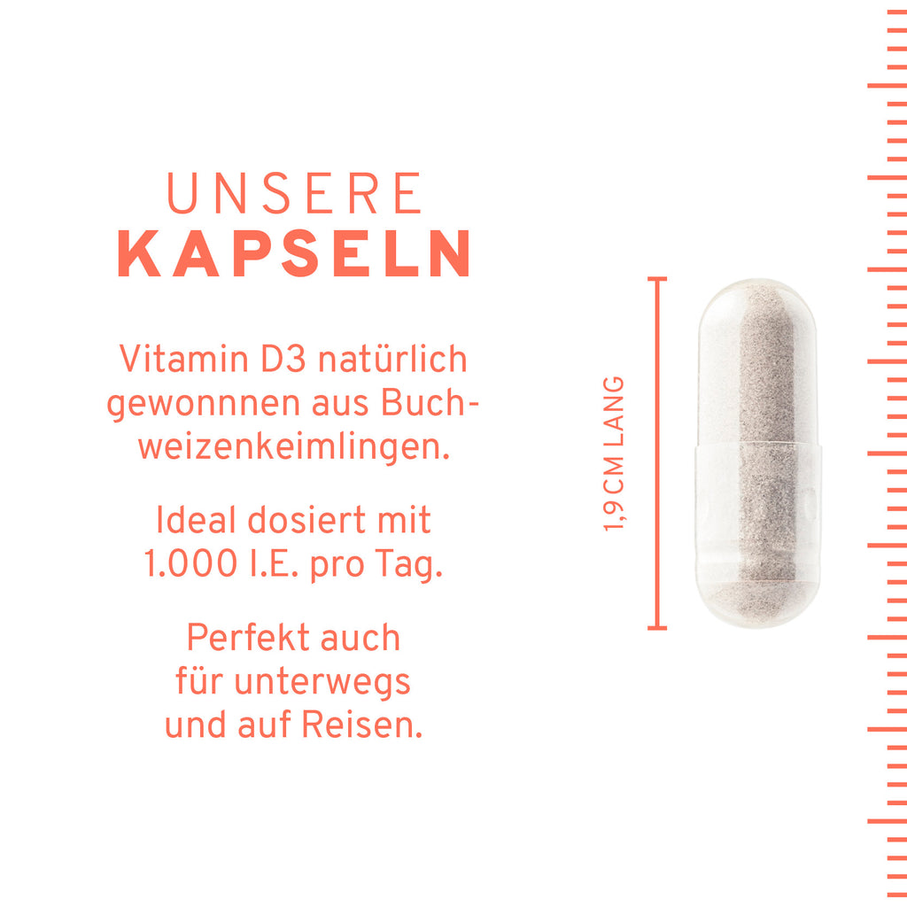 Vitamin D3 1.000 I.E. 60 Kapseln