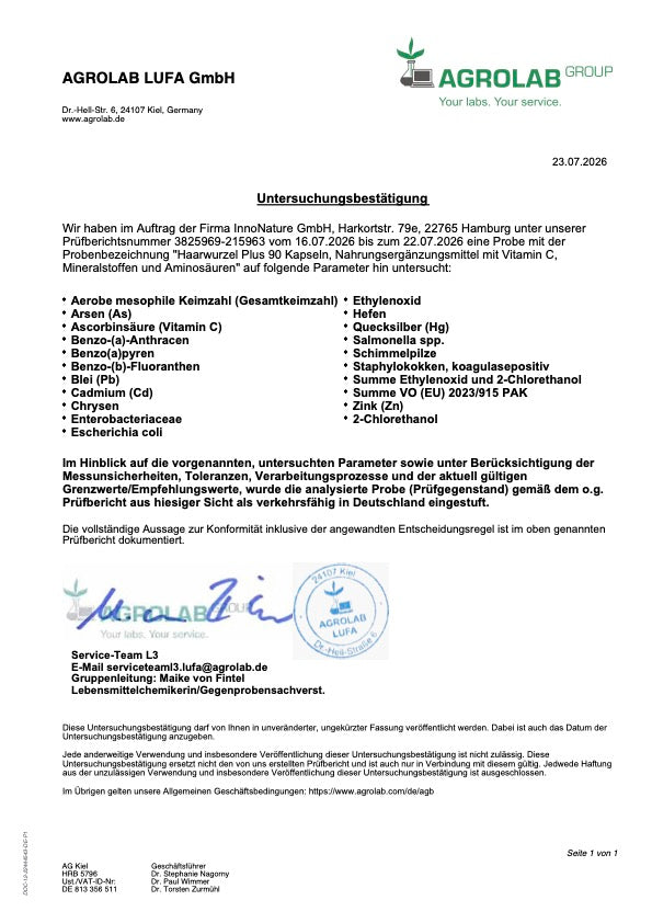Haarwurzel Kapseln