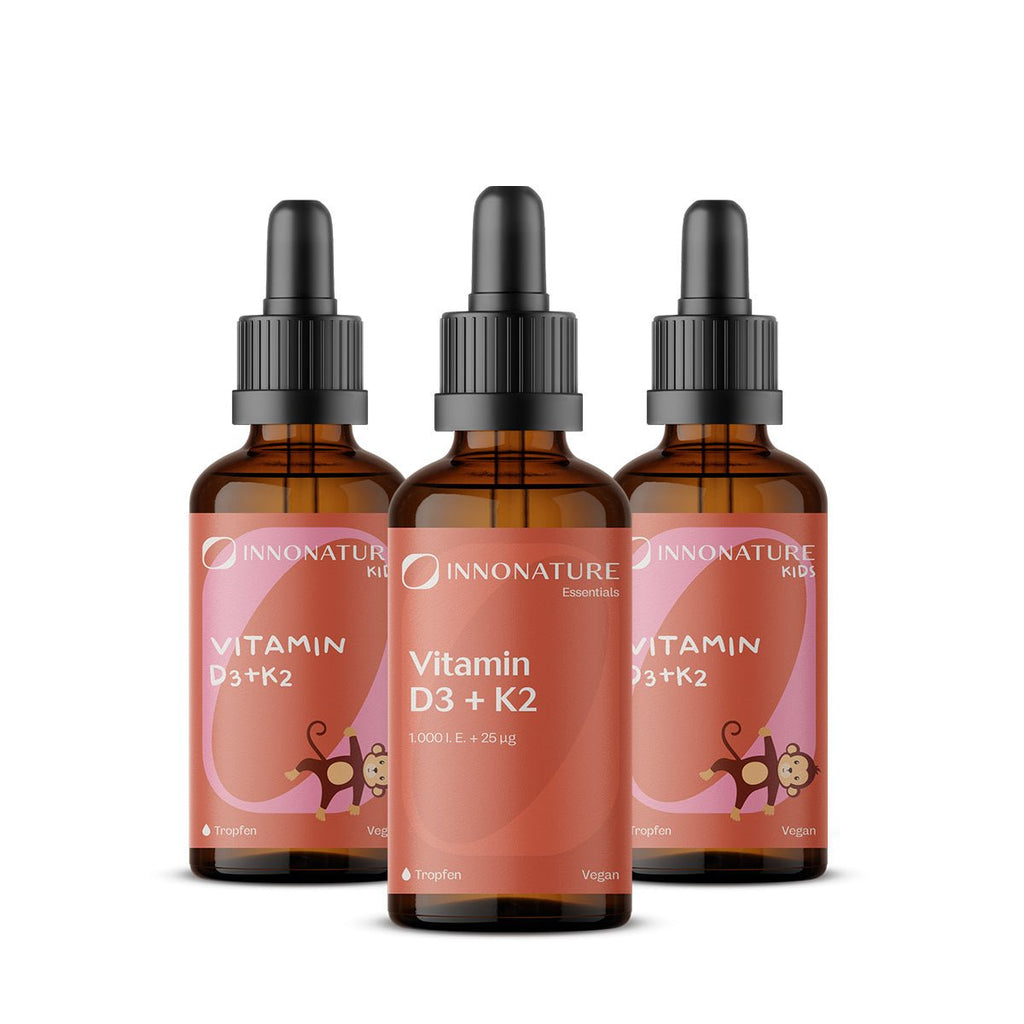 Vitamin D3 + K2 Family Paket