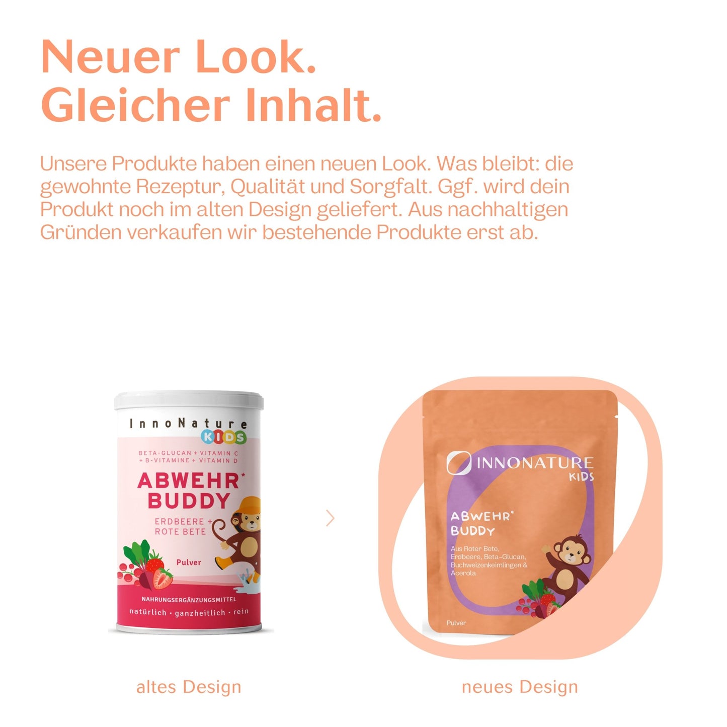 Abwehr Buddy Pulver Erdbeere + Rote Bete