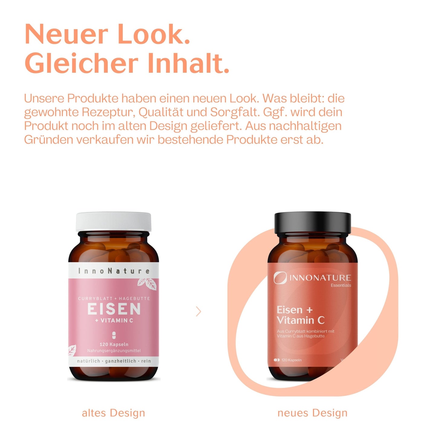 Eisen + Vitamin C Kapseln aus Curryblättern + Hagebutte