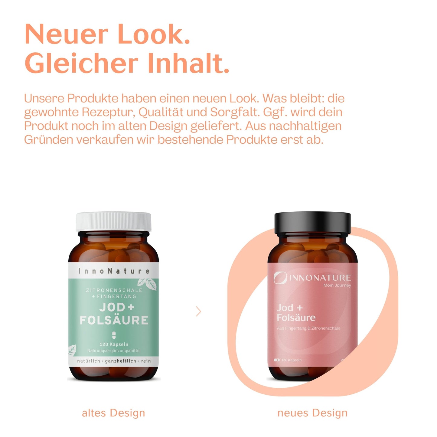 Kelp + Spinat: Natürliche Jod + Folsäure Kapseln