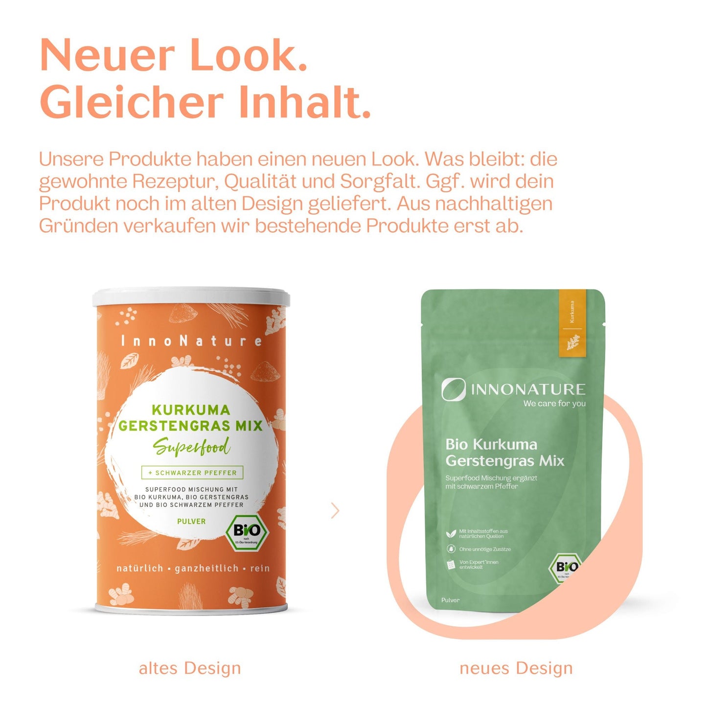 Bio Kurkuma Gerstengras Mix Superfood
