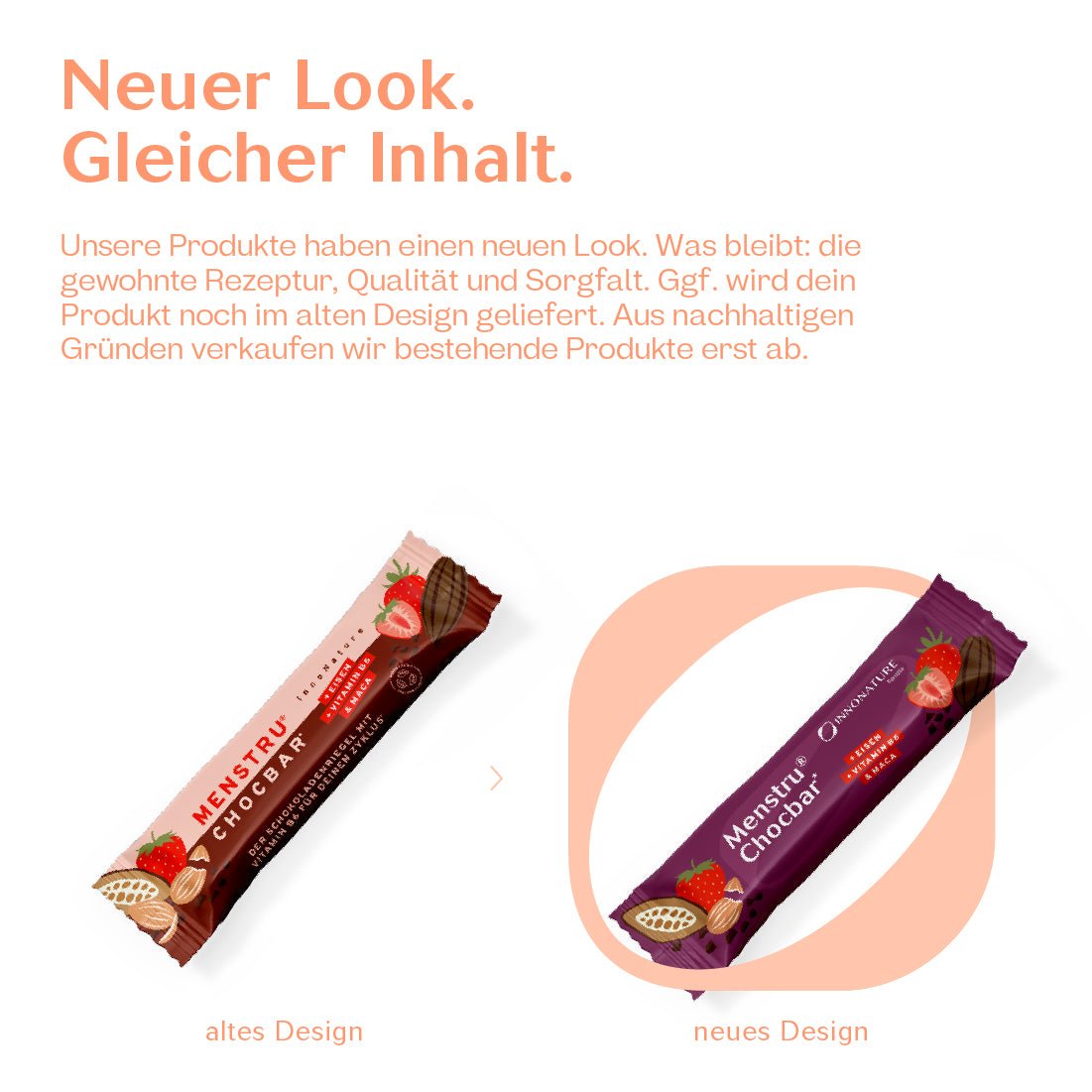 Menstru® Chocbar: Veganer Schokoladenriegel mit Vitamin B6, Eisen und Maca