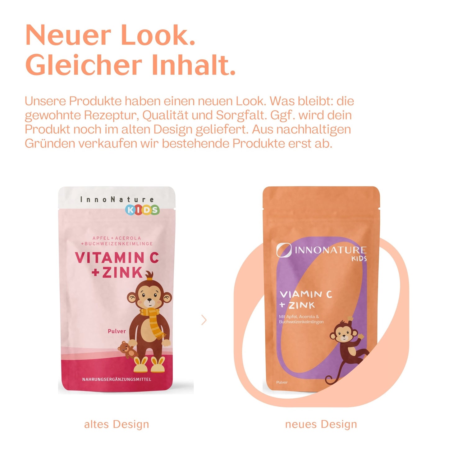 Vitamin C + Zink Kids Pulver 50g