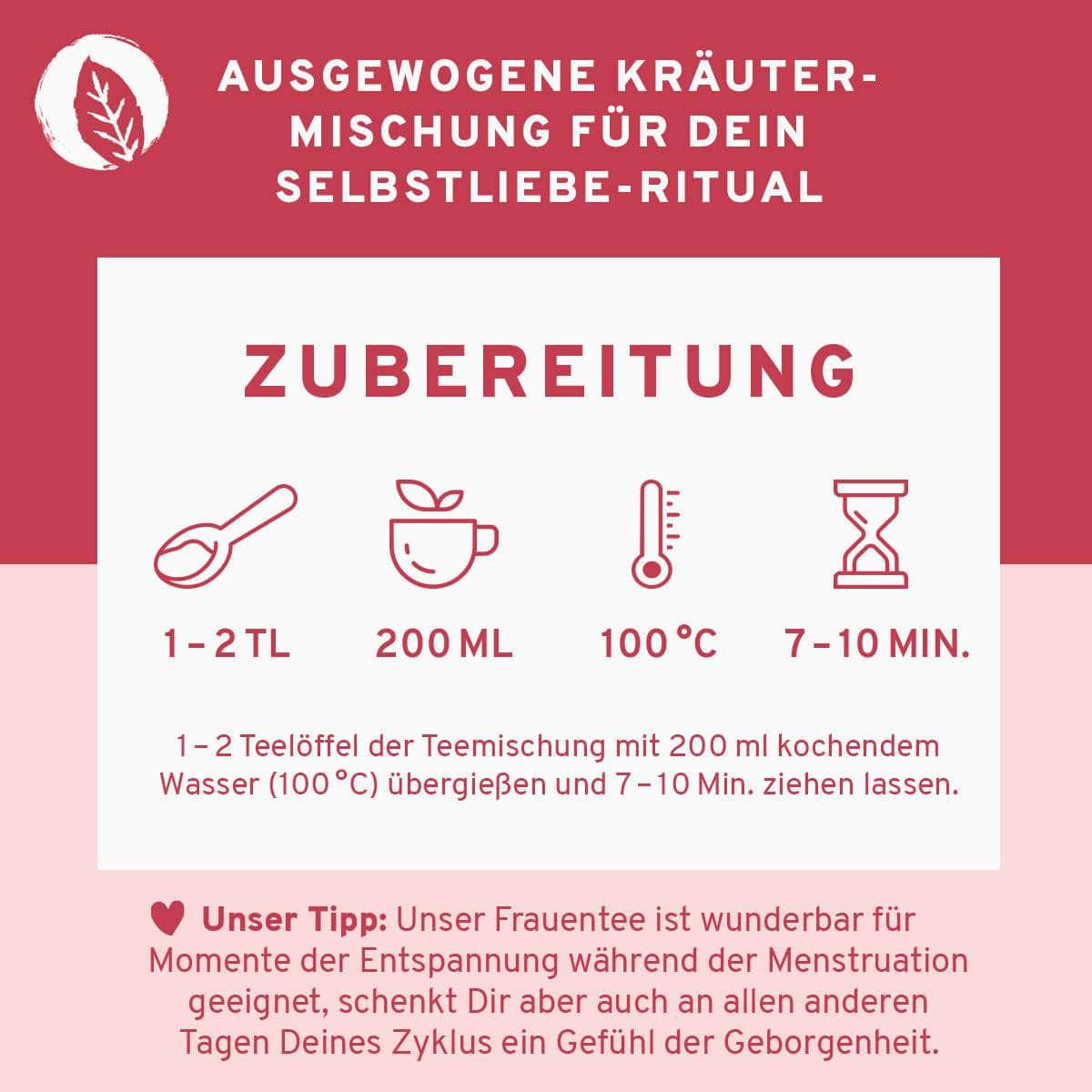 InnoNature Getränkepulver 1x 5g Teemischung Bio Frauentee - 5g