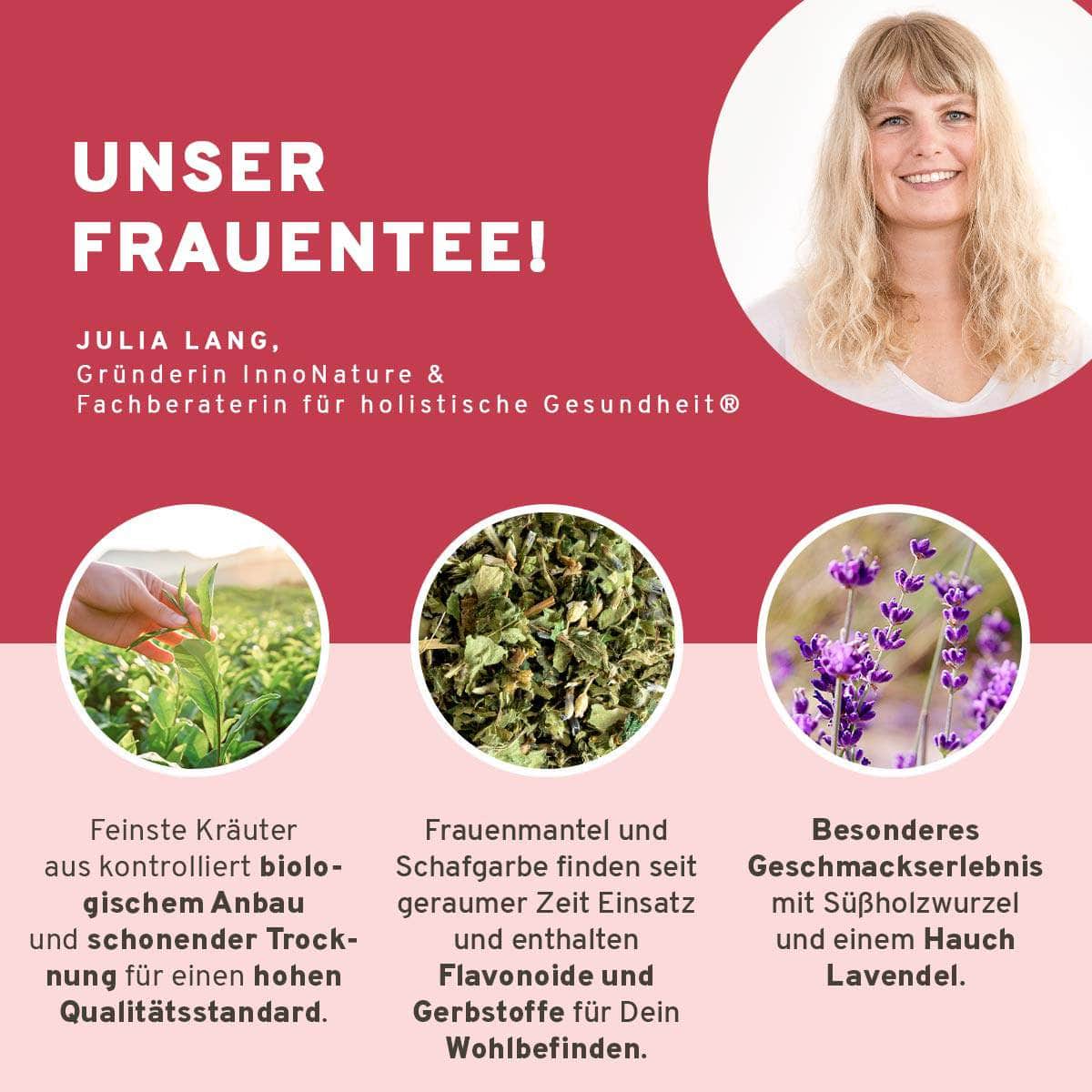 InnoNature Getränkepulver 1x 5g Teemischung Bio Frauentee - 5g