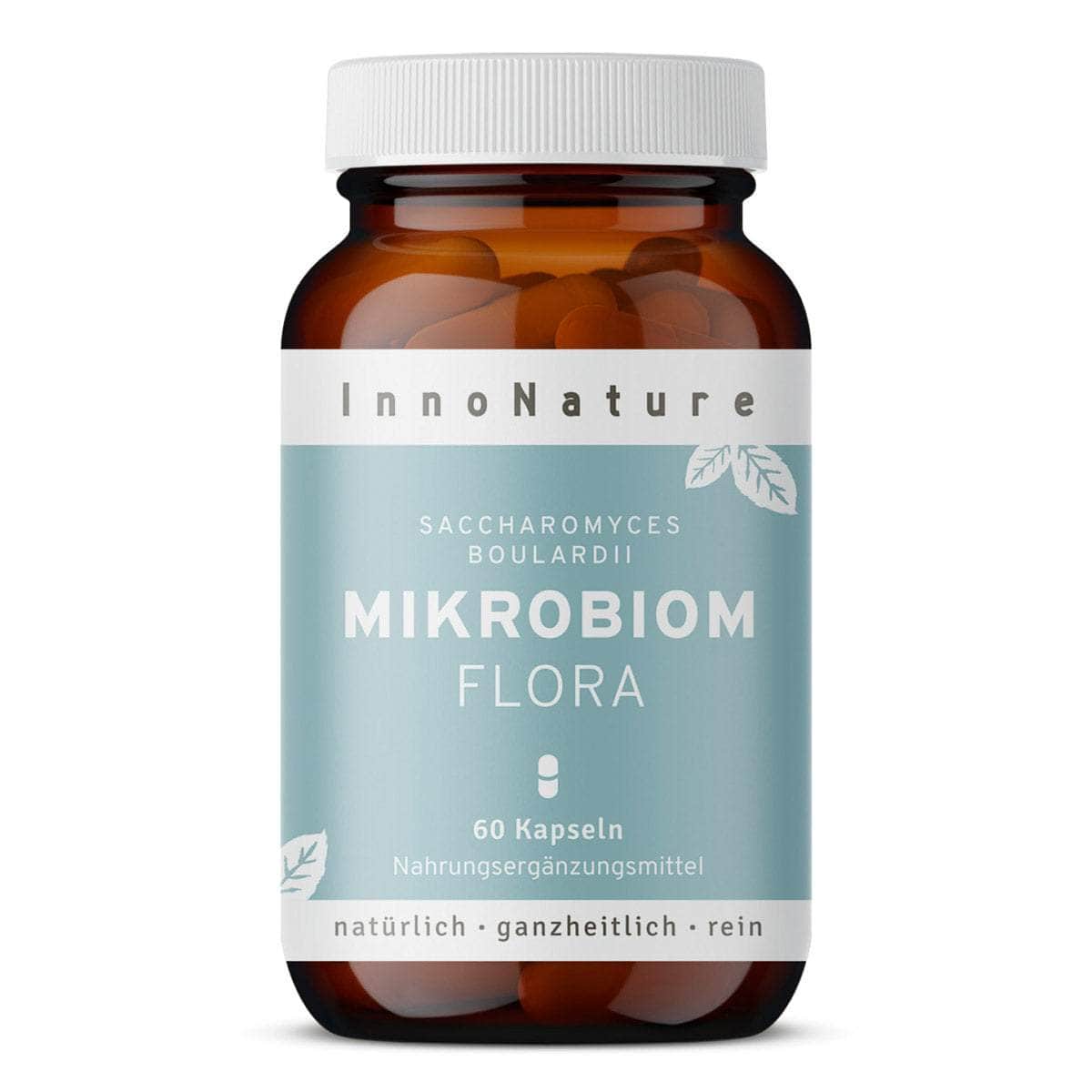 InnoNature Kapseln 1 x Zweimonatsvorrat (60 Kapseln) Mikrobiom Flora Kapseln