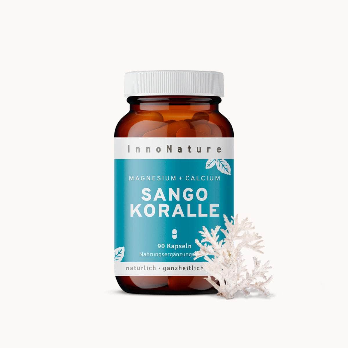 InnoNature Kapseln 1x Monatsvorrat (90 Kapseln) Sango Meereskoralle Kapseln