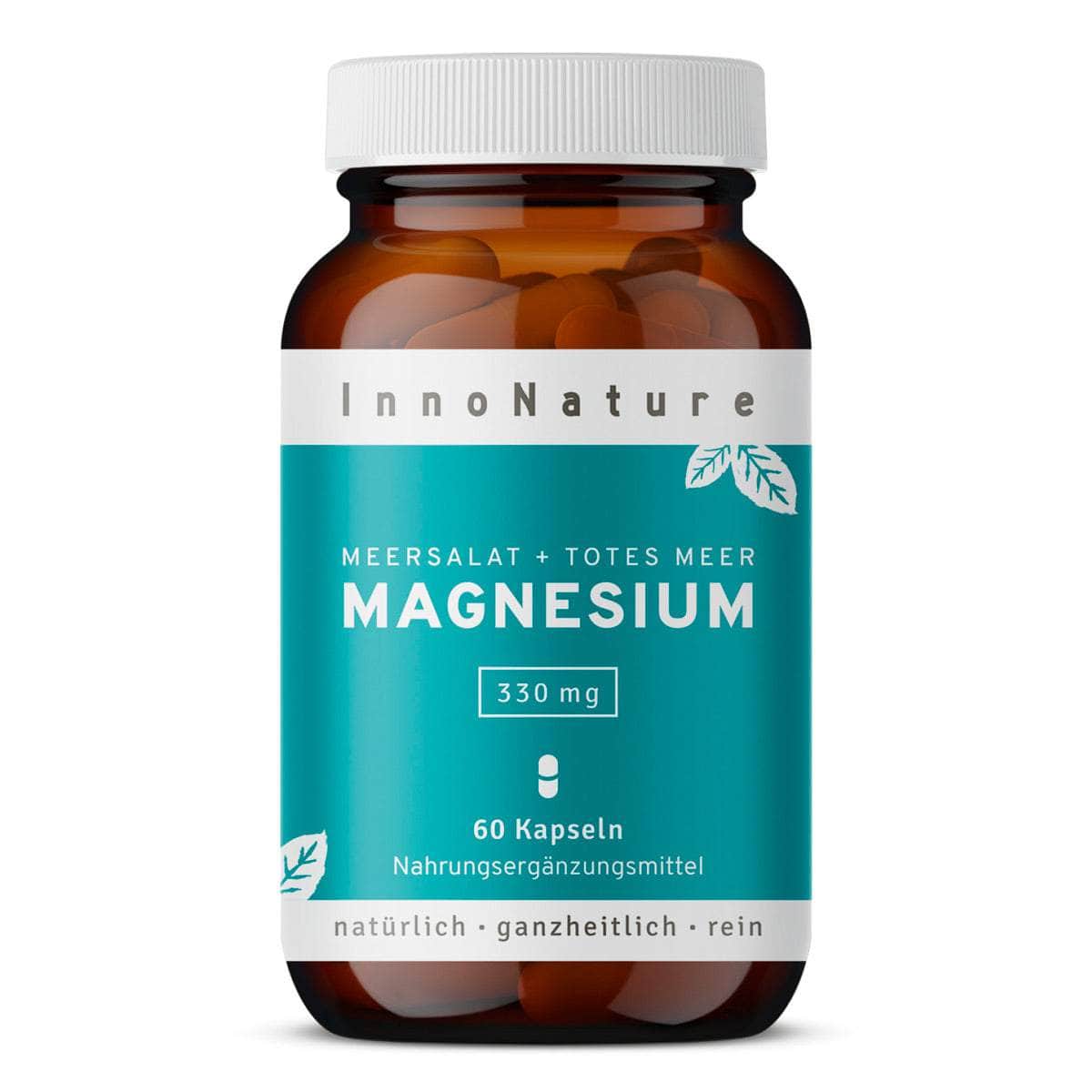 InnoNature Kapseln 1x Zweimonatsvorrat (60 Kapseln) Magnesium Kapseln
