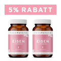 InnoNature Kapseln 2x Viermonatsvorrat (2x120 Kapseln) Eisen + Vitamin C Kapseln aus Curryblättern + Hagebutte