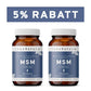 InnoNature Kapseln 2x Zweimonatsvorrat (2x120 Kapseln) MSM Kapseln