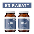 InnoNature Kapseln 2x Zweimonatsvorrat (2x120 Kapseln) MSM Kapseln