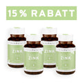 InnoNature Kapseln 4x Zweimonatsvorrat (4x60 Kapseln) Zink Kapseln 1-Monatsvorrat
