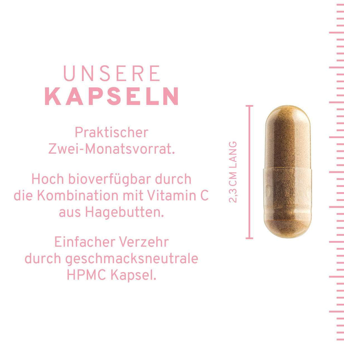 InnoNature Kapseln Eisen Kapseln (2-Monatsvorrat)