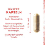 InnoNature Kapseln Folsäure Kapseln: Vitamin B9 aus Zitronenschalen