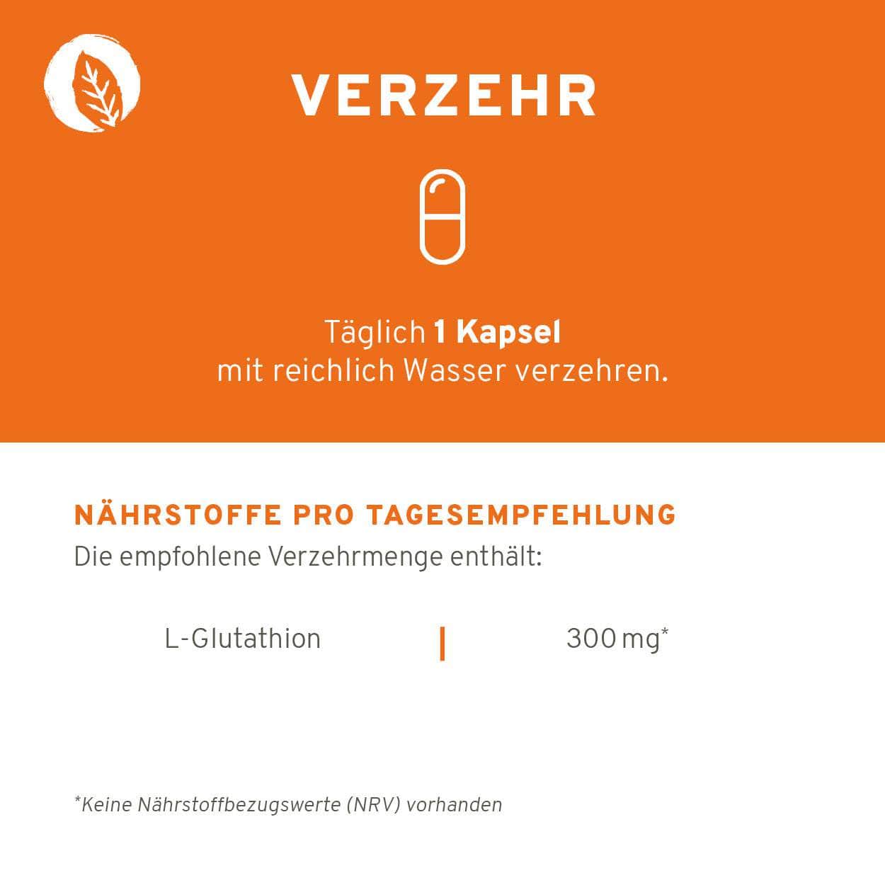 InnoNature Kapseln L-Glutathion Kapseln