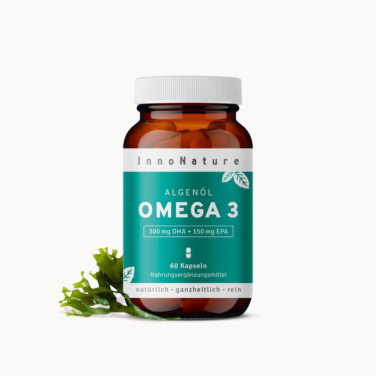 InnoNature Kapseln Monatsvorrat (30 Kapseln) Omega 3 2:1 DHA/EPA 30 Kapseln