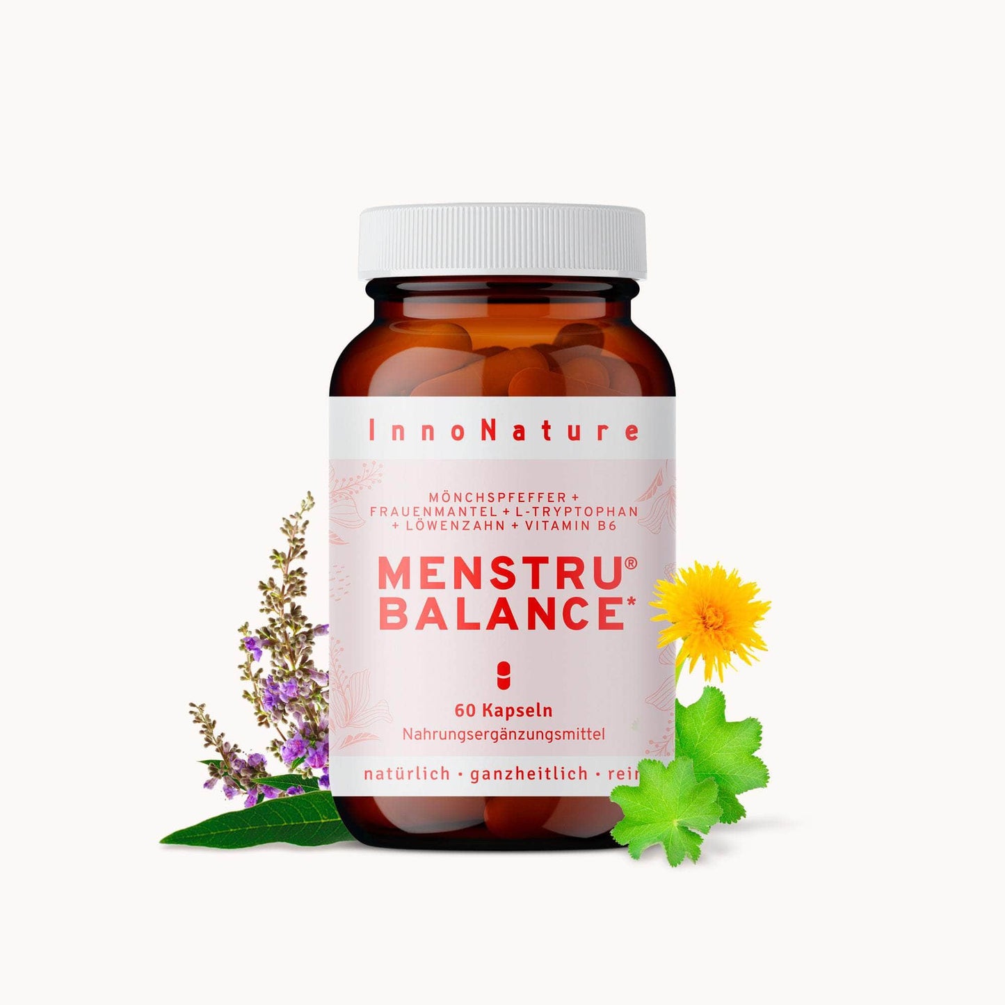 InnoNature Kapseln Monatsvorrat (60 Kapseln) Menstru® Balance Kapseln