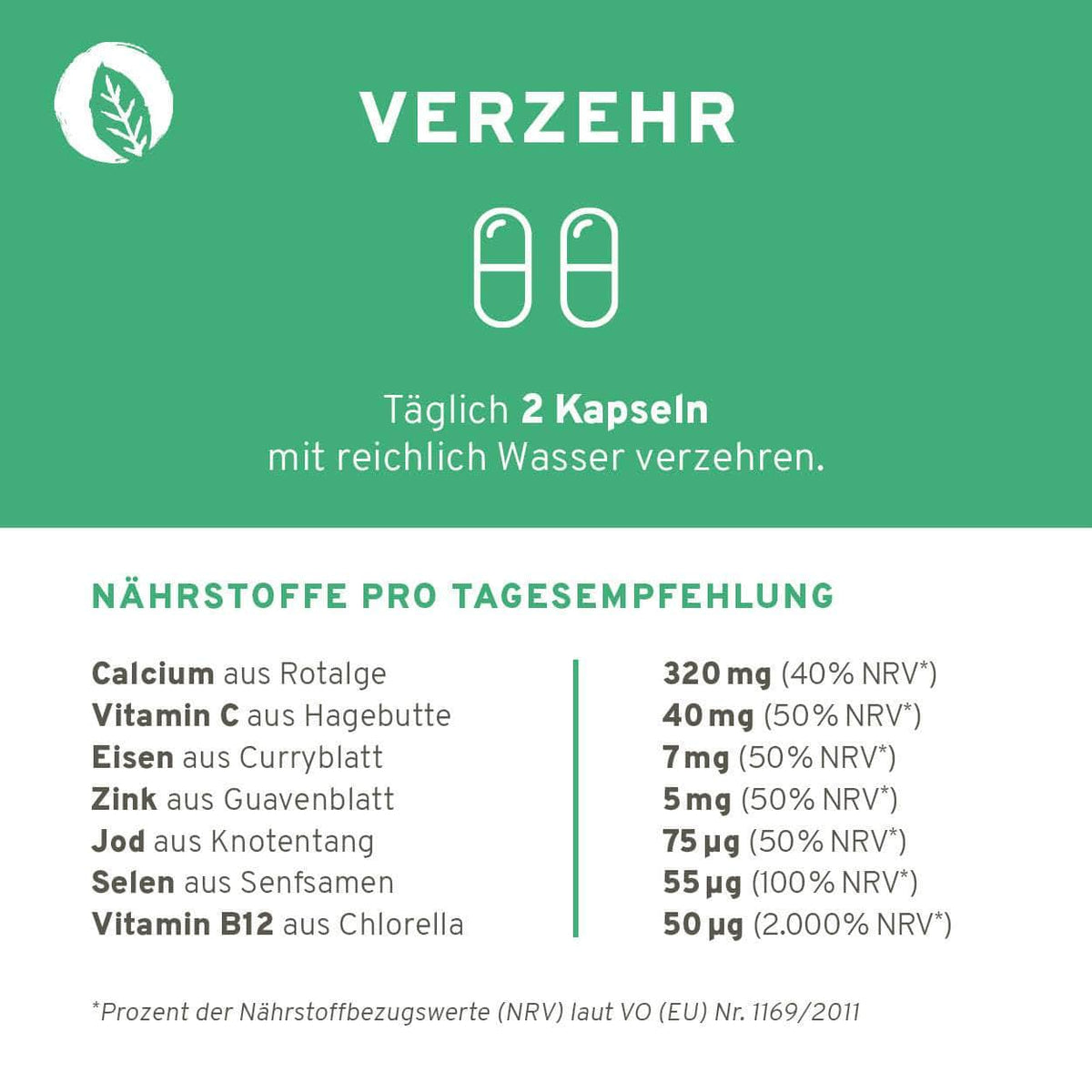 InnoNature Kapseln Vegan Komplex Kapseln