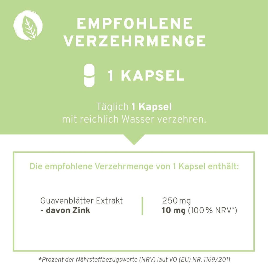 InnoNature Kapseln Zink Kapseln 1-Monatsvorrat