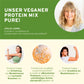 InnoNature Pakete 1x Veganer Protein Mix Pure, 1x Happy Berry, 1x Tropical Beauty Mix&Match-Shake-Paket