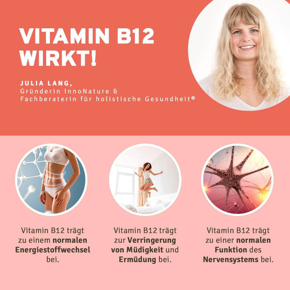 InnoNature Pakete 1x Vorrat (1x Flohsamenschalen Plus Kapseln, 1x Haut-Haare-Nägel Kapseln, 1x Vitamin B12, 1x Lemon Morning) nathaliegleitman-Everyday Favorites-Paket