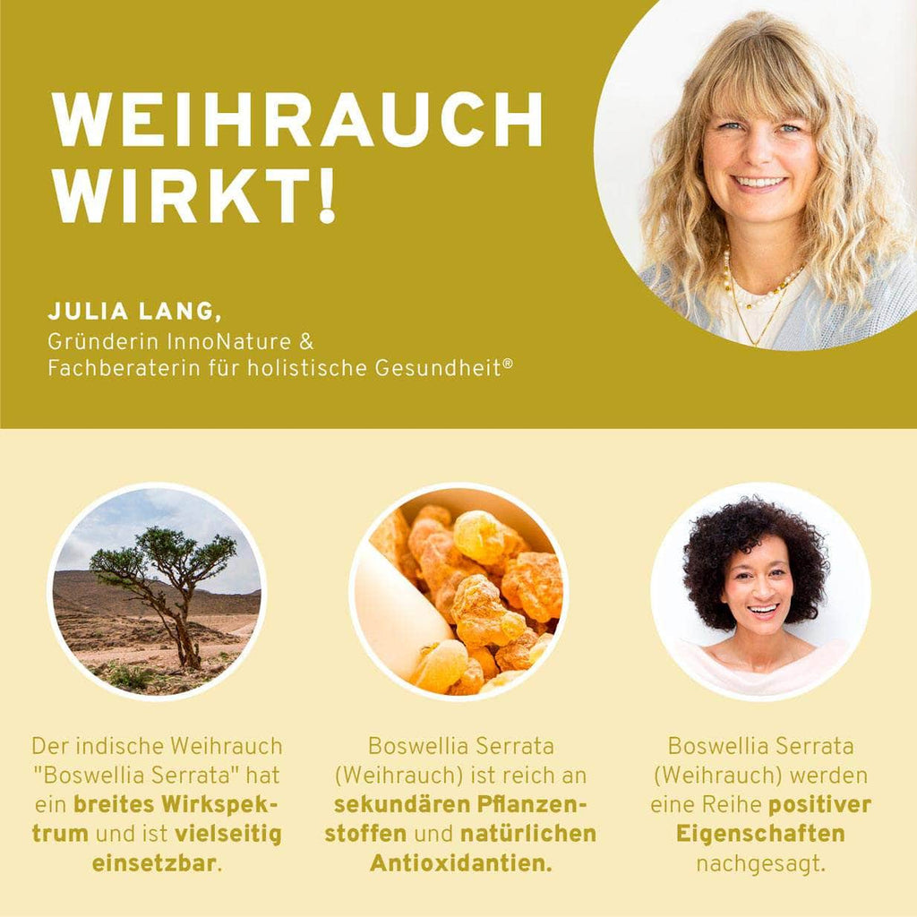 InnoNature Pakete 1x Vorrat (1x Inno Darmkur, 1x Mikrobiom Flora, 1x Magnesium+Calcium, 1x Weihrauch, 1x Curcuma, 1x Flohsamenschalen) Großes-Darmkur-Paket