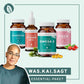 InnoNature Pakete 1x Vorrat (1x Magnesium Kapseln, 1x Vitamin B12 Tropfen, 1x Omega 3 Kapseln, 1x Eisen Kapseln) was.kai.sagt-Essential-Paket