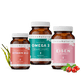 InnoNature Pakete 1x Vorrat (1x Vitamin B12 Kapseln, 1x Omega 3 2:1 DHA:EPA Kapseln, 1x Eisen Kapseln) Vegan-Essentials-Paket