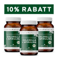 InnoNature Presslinge 3x Monatsvorrat (3x360 Presslinge) Bio Chlorella + Spirulina Presslinge