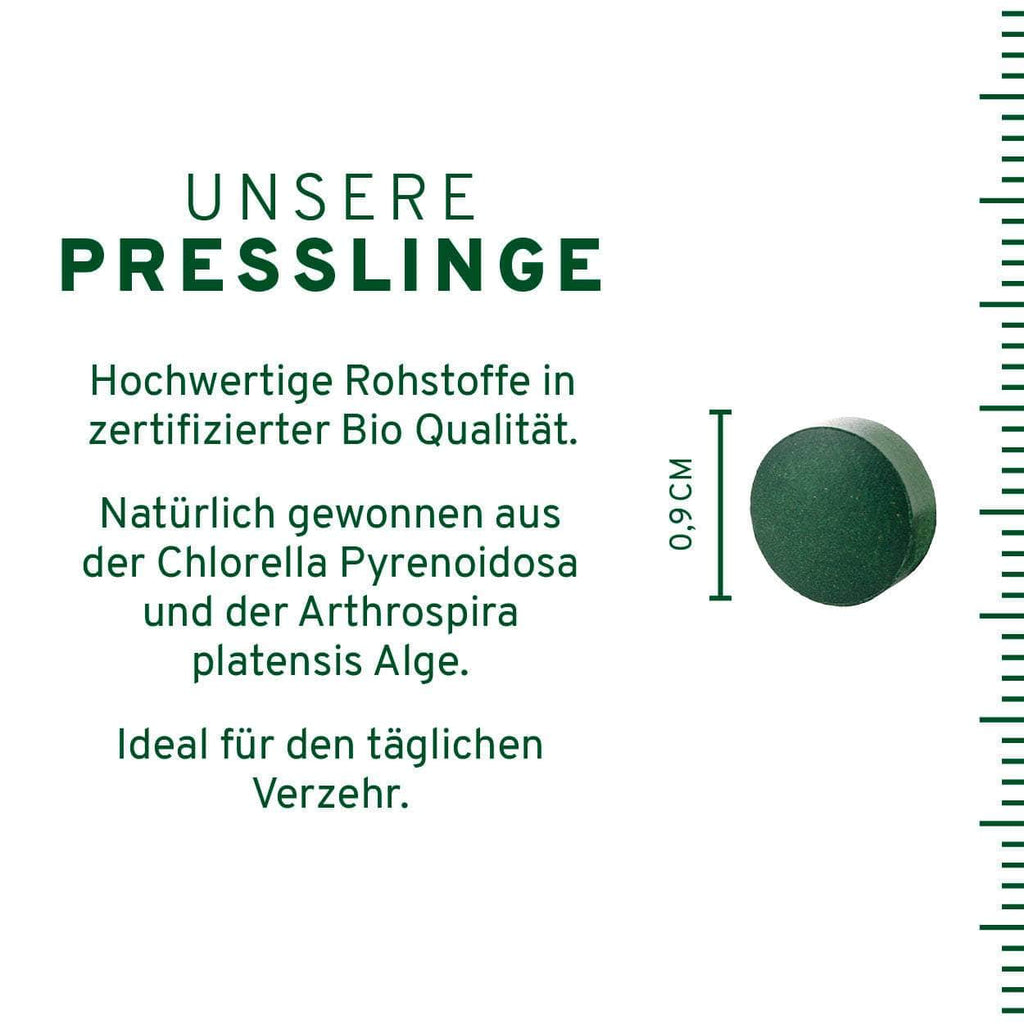 InnoNature Presslinge Bio Chlorella + Spirulina Presslinge