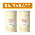 InnoNature Pulver 2x 450g (60 Portionen) Bio Veganer Protein Mix Banana Bread
